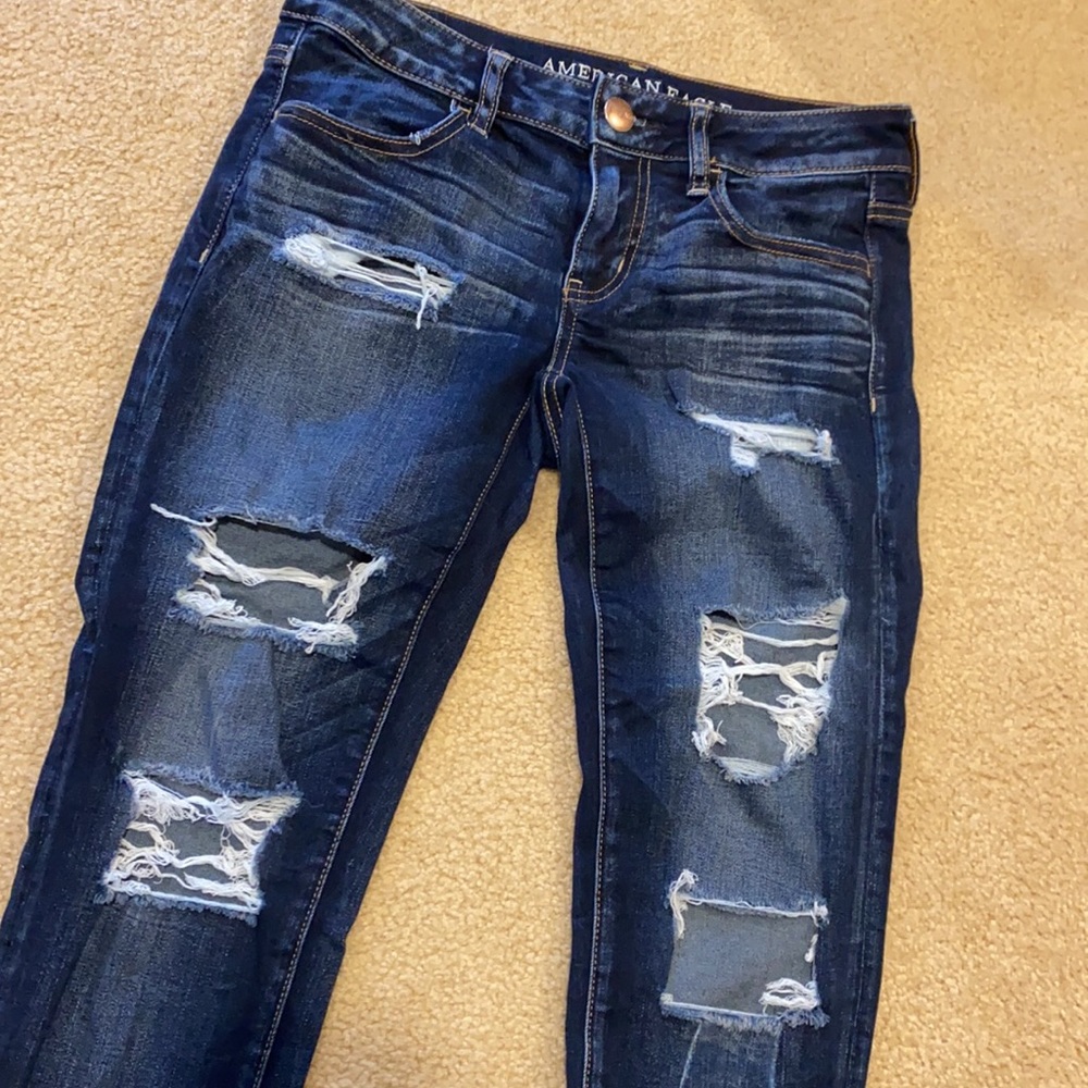 American eagle superstretch ripped jegging skinny - Picture 2 of 5